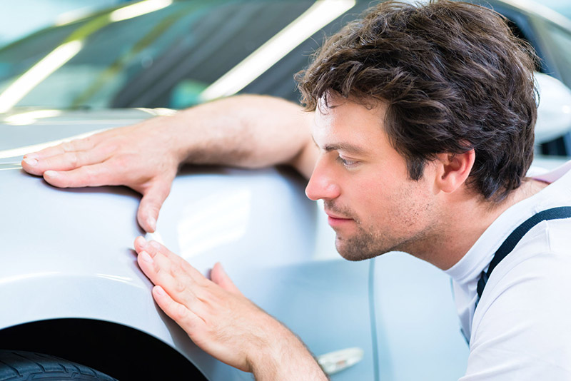 Inspecting vehicle damage